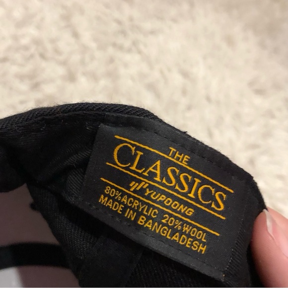 Yupoong the Classics wicked wool baseball‎ hat black - Picture 5 of 6